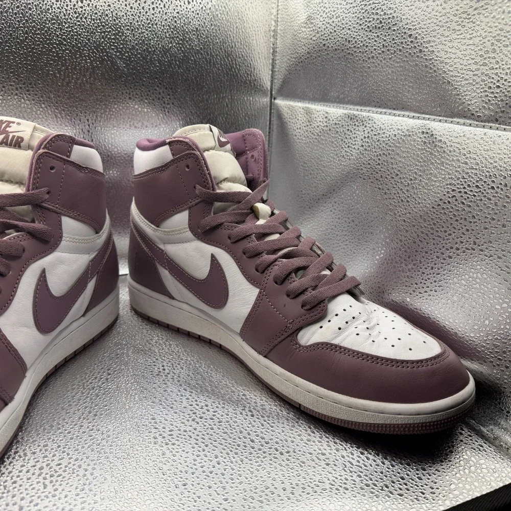 Size 13 Air Jordan 1 Retro OG High Mauve Purple Mens‎ Sneaker Shoes DZ5485-105